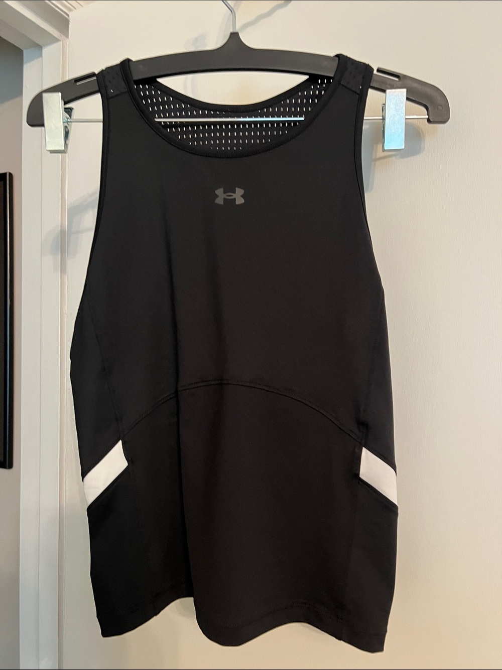 Under Armour Black Tank Top with White Accents